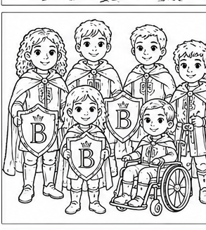 Coloring page — The Young Knights